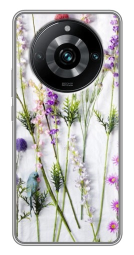 Чехол с картинкой "Фон полевых цветов" для Realme 11 Pro Plus