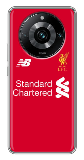 Силиконовый чехол с изображением "Форма Liverpool" для Realme 11 Pro Plus