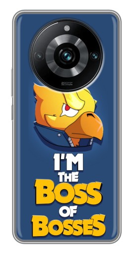 Силиконовый чехол с изображением "Gold Boss" для Realme 11 Pro Plus