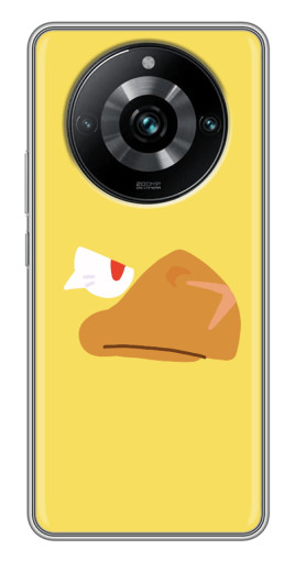 Чехол с картинкой "Gold Crow" для Realme 11 Pro Plus