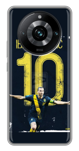 Чехол с картинкой "Ибрагимович 10" для Realme 11 Pro Plus