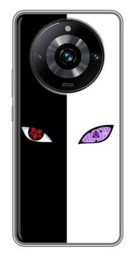 Силиконовый чехол с изображением "Итачи глаза" для Realme 11 Pro Plus