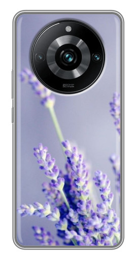 Силиконовый чехол с изображением "Лаванда вблизи" для Realme 11 Pro Plus