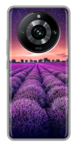 Чехол с картинкой "Лавандовое поле" для Realme 11 Pro Plus