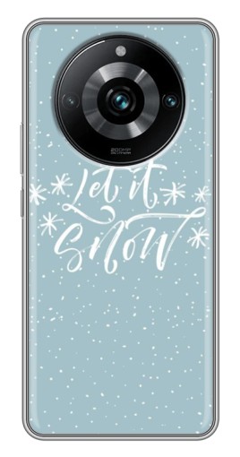 Чехол с картинкой "Let it Snow" для Realme 11 Pro Plus