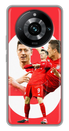 Силиконовый чехол с изображением "Левандовски" для Realme 11 Pro Plus