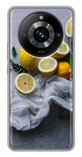 Чехол с печатью "Лимонное настроение" для Realme 11 Pro Plus
