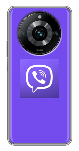 Чехол с печатью "Лого Viber" для Realme 11 Pro Plus