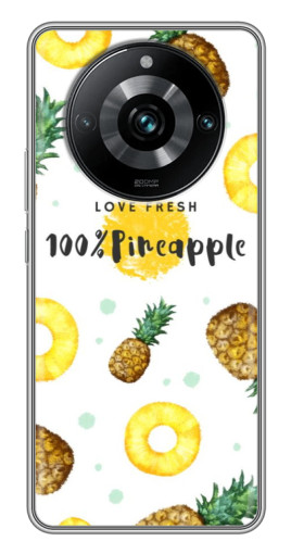 Чехол с принтом "Любовь к ананасам" для Realme 11 Pro Plus