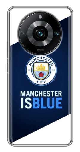 Чехол с картинкой "Manchester is Blue" для Realme 11 Pro Plus
