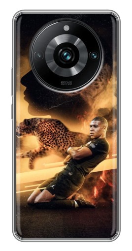 Чехол с принтом "Мбаппе пантера" для Realme 11 Pro Plus