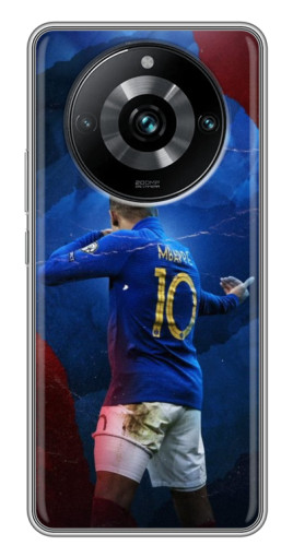 Чехол с печатью "Мбаппе в Франции" для Realme 11 Pro Plus