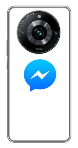 Чехол с печатью "messenger logo" для Realme 11 Pro Plus