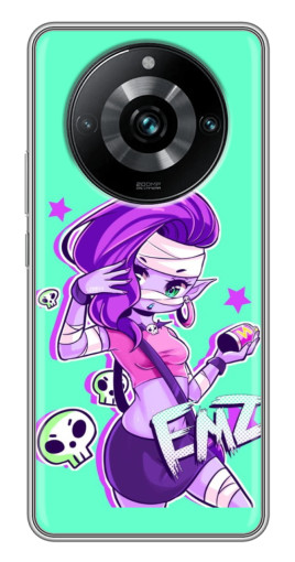 Силиконовый чехол с изображением "Милая Emz" для Realme 11 Pro Plus