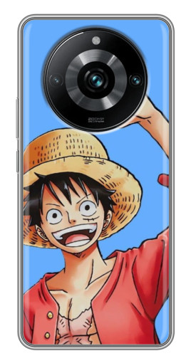 Чехол с картинкой "Молодой Манки де Луффи" для Realme 11 Pro Plus