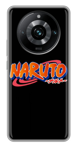 Силиконовый чехол с изображением "Надпись Naruto" для Realme 11 Pro Plus