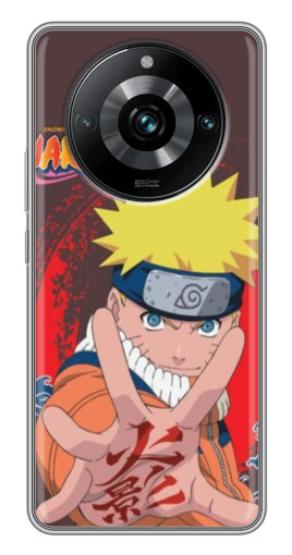 Чехол с печатью "Naruto атакует" для Realme 11 Pro Plus
