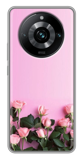 Чехол с принтом "Нежные розы" для Realme 11 Pro Plus