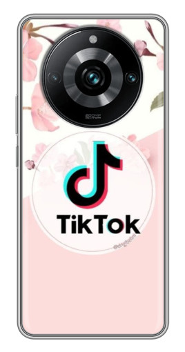Силиконовый чехол с изображением "Нежный принт" для Realme 11 Pro Plus