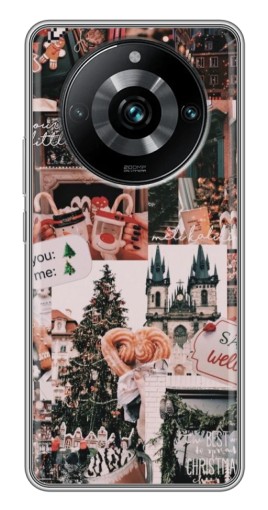 Силиконовый чехол с изображением "Новогоднее настроение" для Realme 11 Pro Plus
