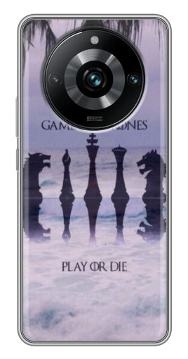 Силиконовый чехол с изображением "Play or Die" для Realme 11 Pro Plus