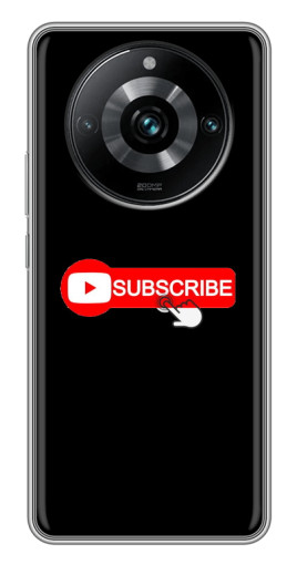 Чехол с печатью "Подпишись" для Realme 11 Pro Plus