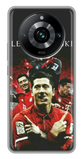 Чехол с печатью "Польский футболист" для Realme 11 Pro Plus
