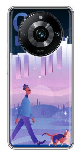 Чехол с печатью "Постер к мультику" для Realme 11 Pro Plus