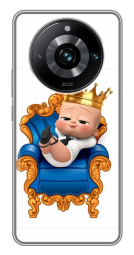 Силиконовый чехол с изображением "Ребенок Король" для Realme 11 Pro Plus