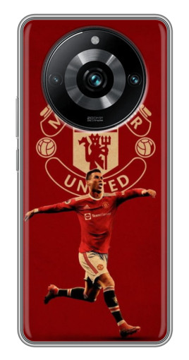 Чехол с принтом "Ronaldo в МЮ" для Realme 11 Pro Plus