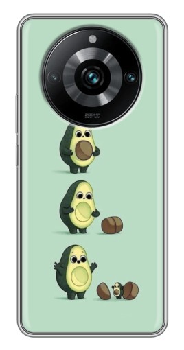 Чехол с принтом "Рождение авокадо" для Realme 11 Pro Plus