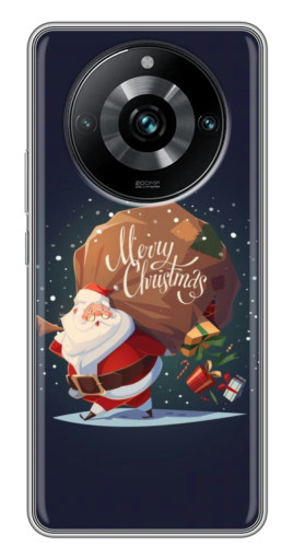 Чехол с печатью "Санта с подарками" для Realme 11 Pro Plus