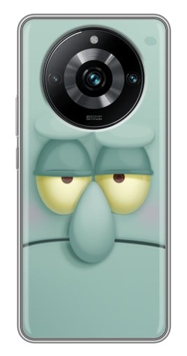 Силиконовый чехол с изображением "Сквидвард" для Realme 11 Pro Plus