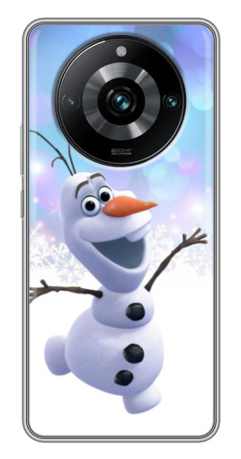 Чехол с принтом "Снеговик Олаф" для Realme 11 Pro Plus