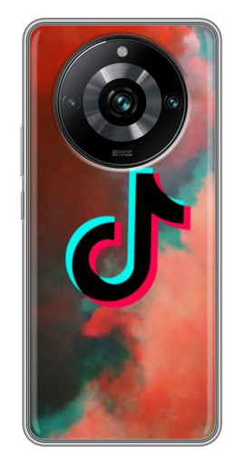 Чехол с принтом "ТикТок в тучах" для Realme 11 Pro Plus