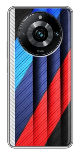 Чехол с печатью "Цвета лого БМВ" для Realme 11 Pro Plus