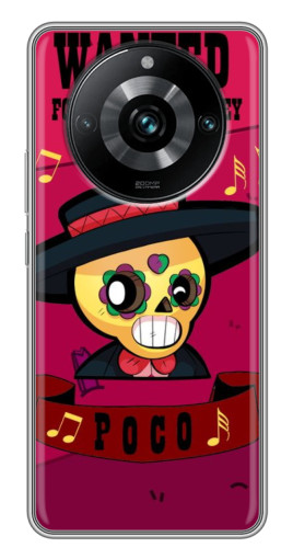 Чехол с принтом "WANTED POCO" для Realme 11 Pro Plus