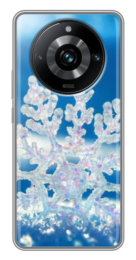 Чехол с печатью "Яркая снежинка" для Realme 11 Pro Plus