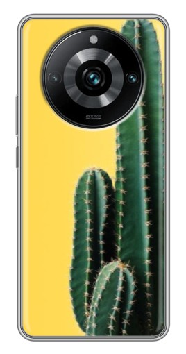 Чехол с принтом "Яркий кактус" для Realme 11 Pro Plus
