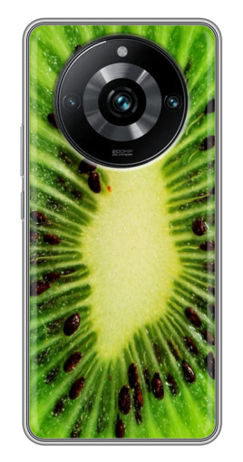 Чехол с печатью "Яркий Киви" для Realme 11 Pro Plus