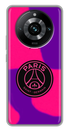 Чехол с картинкой "Яркий лого PSG" для Realme 11 Pro Plus