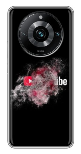 Чехол с принтом "Яркий Ютуб" для Realme 11 Pro Plus