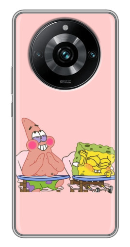 Чехол с печатью "За партой" для Realme 11 Pro Plus