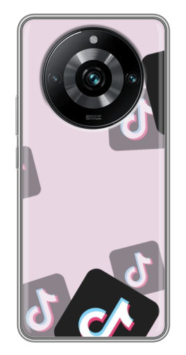 Чехол с принтом "Значки ТикоТока" для Realme 11 Pro Plus