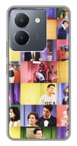Чехол с картинкой "Актеры Друзья" для VIVO Y36