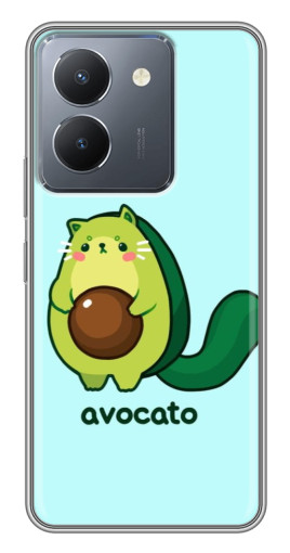 Силиконовый чехол с изображением "Avocato" для VIVO Y36
