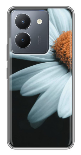 Силиконовый чехол с изображением "Белая ромашка" для VIVO Y36