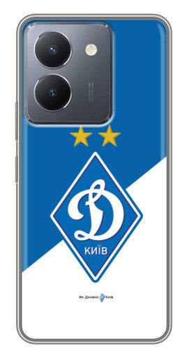 Чехол с картинкой "Бело-синий Динамо" для VIVO Y36