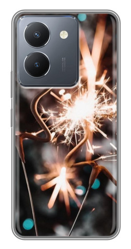 Чехол с картинкой "Бенгальские огни" для VIVO Y36