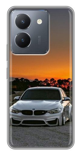 Чехол с картинкой "BMW белая" для VIVO Y36